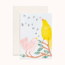 Hadley Birthday Birds Greetings Card