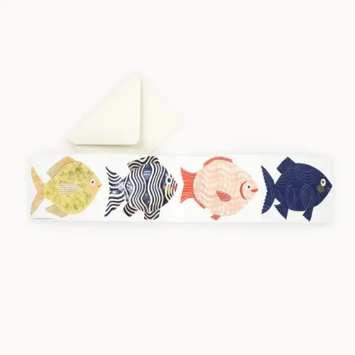 Hadley Fish Concertina Greetings Card
