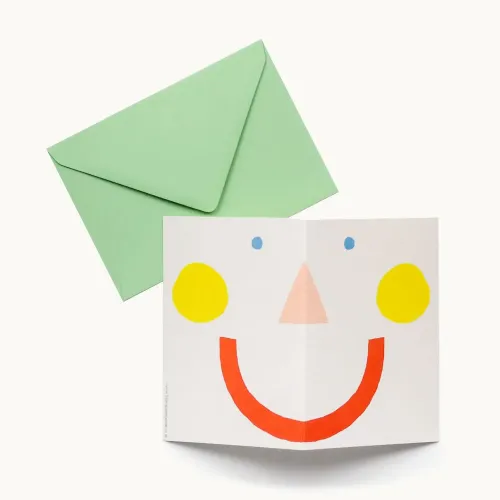 Hadley Smiley Face Greetings Card