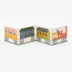 Hadley Tirzah's Train Fold Out Greetings Card