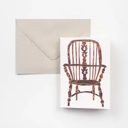 Hadley Wooden Chairs Fold Out Greetings Card