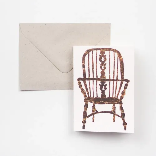 Hadley Wooden Chairs Fold Out Greetings Card