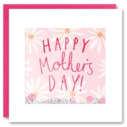 Happy Mothers Day Daisies Greetings Card PS2490