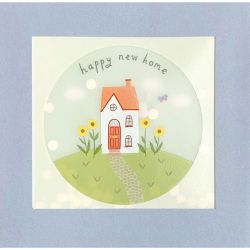 House and Sunflowers Happy New Home Greeting Card PP3552