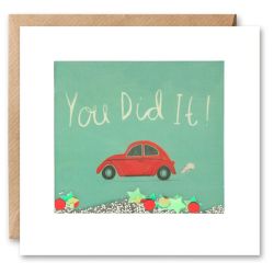 You Did It Driving Car Greetings Card PS2284