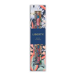 Liberty Set of 10 Floral Pencils