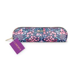 Liberty Tanjore Gardens Navy Tile Pencil Case