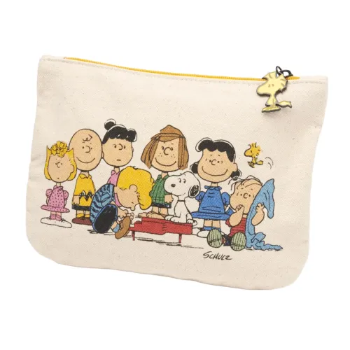 Peanuts Gang and Snoopy House Pouch Bag