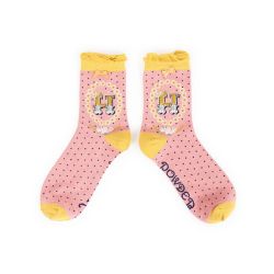 Powder Design A to Z Socks Letter H