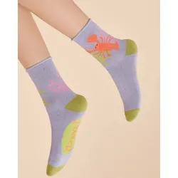Powder Design Ladies Ankle Socks Lobster Buddies