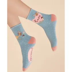 Powder Design Ladies Ankle Socks Love Bumblebee