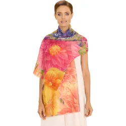 Powder Design Bountiful Blooms Linen Scarf