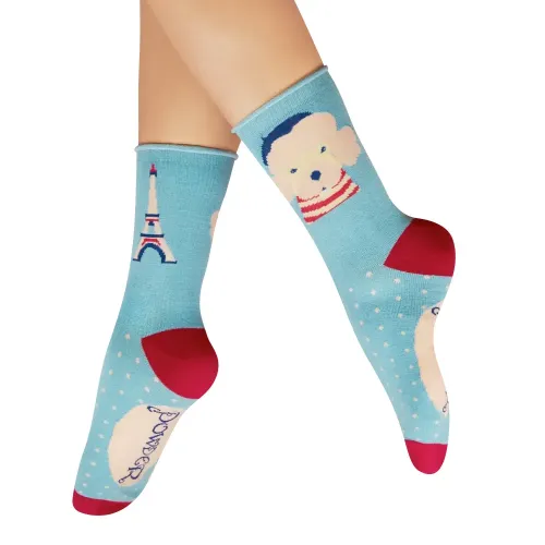 Powder Design Parisienne Pooch Bamboo Ladies Ankle Socks