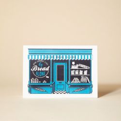Pressed and Folded Bakers By Bread Alone Greetings Card