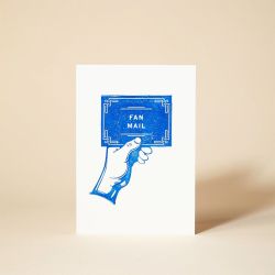 Pressed and Folded Fan Mail Greetings Card