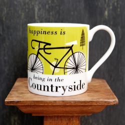 Happiness is Being in the Countryside Cycling Mug