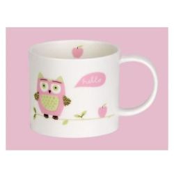 Owl Pink Baby Mug