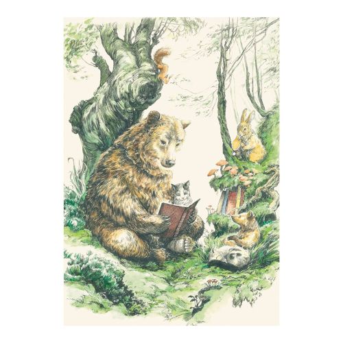 Elise Hurst Forest Bear Greetings Card GCN437