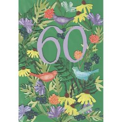 Garden 60th Birthday Card GC2022