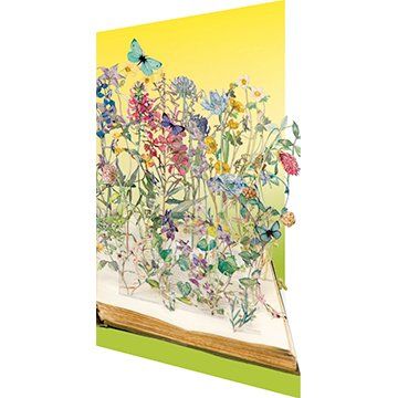 Book of Flowers Greetings Card GC2093