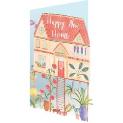 Happy New Home House on Stilts Greetings Card GC2076