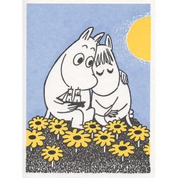 Moomin In Love Greetings Card GLP039