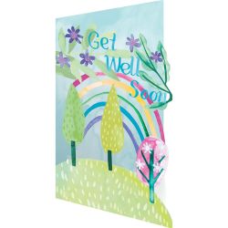 Rainbow Get Well Soon Card GC2023