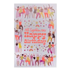 Roger La Borde All Together Now Happy Birthday Card GCN440