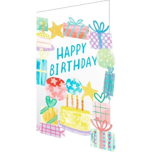 Roger La Borde Gifts Galore Happy Birthday Card GC2378