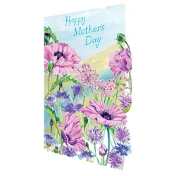 Pink Poppies Happy Mother's Day Card GC2466M