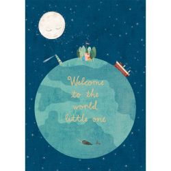 Roger La Borde Welcome to the World Little One New Baby Card GC2147
