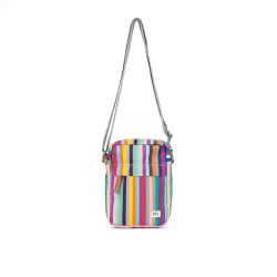 Roka Bond Multi Stripe Pocket Bag Canvas