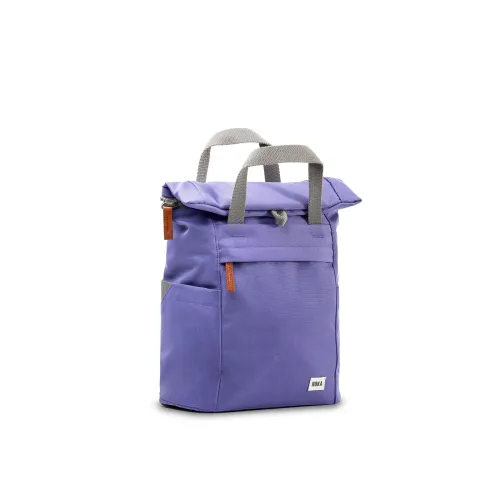 Roka Finchley A Small Backpack Recycled Canvas Peri Purple