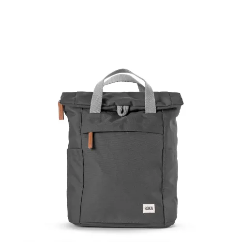 Roka Sustainable Finchley A Small Backpack Carbon Grey