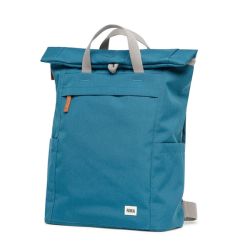 Roka Sustainable Finchley A Medium Backpack Marine Blue