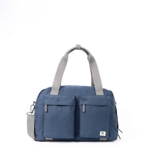 Roka Gatwick Small Duffel Deep Blue Canvas