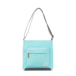 Roka Kennington B Cross Body Bag Sustainable Nylon Aquatic Awe