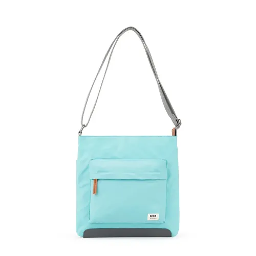 Roka Kennington B Cross Body Bag Sustainable Nylon Aquatic Awe