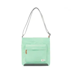 Roka Kennington B Cross Body Bag Sustainable Nylon Matcha