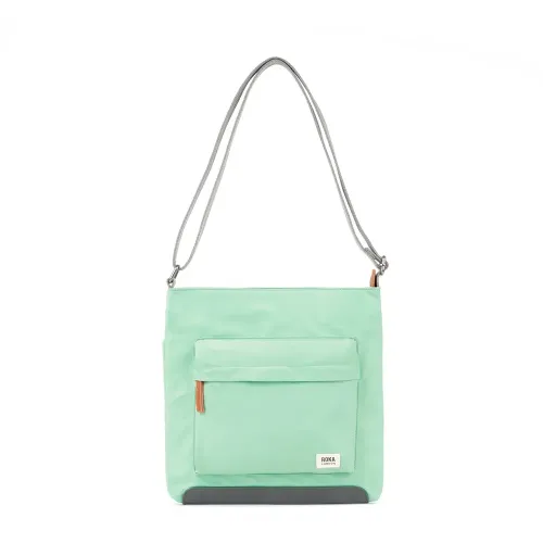 Roka Kennington B Cross Body Bag Sustainable Nylon Matcha