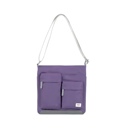 Roka Kennington M Cross Body Bag Sustainable Nylon Majestic Purple
