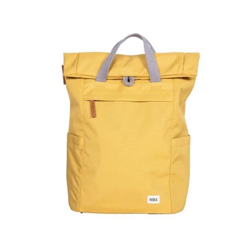 Roka Sustainable Finchley A Medium Backpack Flax Yellow