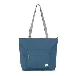 Roka Trafalgar B Recycled Canvas Tote Bag Deep Blue