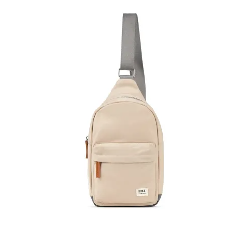Roka Willesden B Large Nylon Cross Body Bag Sand