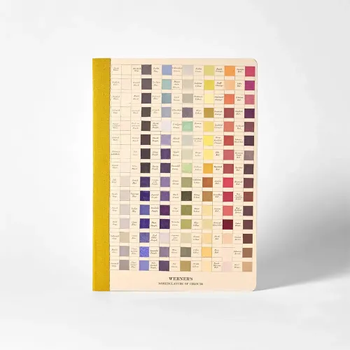 Roomytown Werner's Nomenclature of Colours A5 Notebook