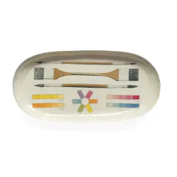 Roomytown The Art of Colouring Enamel Tray