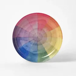 Roomytown Colour Wheel Enamel Round Tray