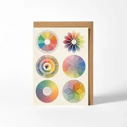 Roomytown Colour Wheels Greetings Card
