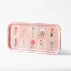 Roomytown Festival of Flowers Birch Wood Tray