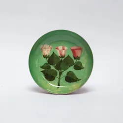 Roomytown Festival of Flowers Enamel Round Tray